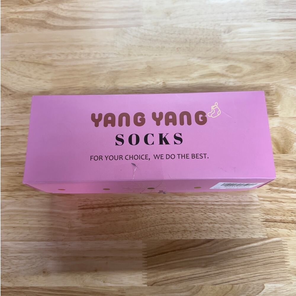 YANGYANG Wool Socks for Women, 5 Pairs Winter Warm Thick Crew Knit Socks